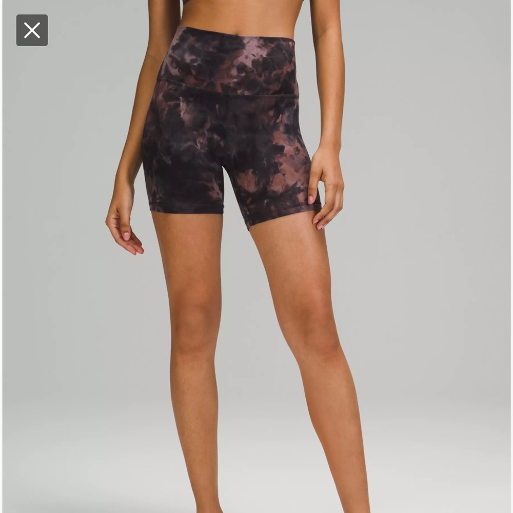 Lululemon Align Tie Dye shorts